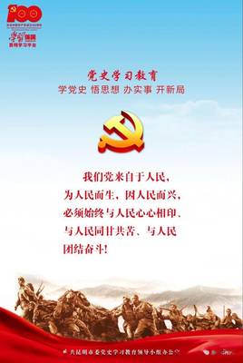 黨史學習教育宣傳海報
